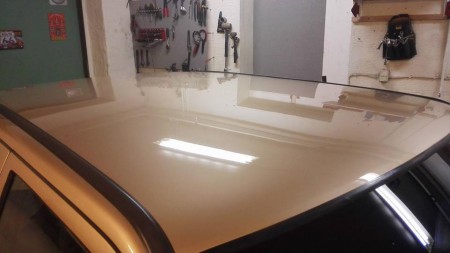 Lätt polering med lätt lackskydd