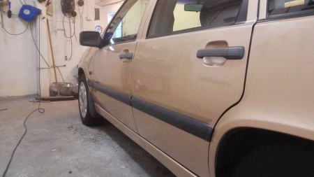 Lätt polering med lätt lackskydd